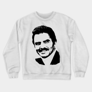 burt reynolds pop art portrait Crewneck Sweatshirt